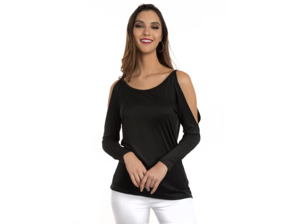 Blusa con manga larga