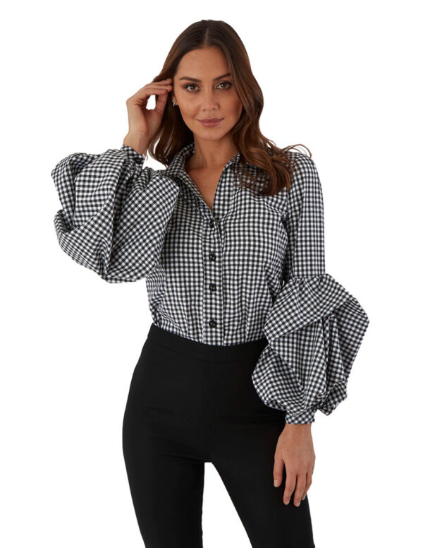 Blusa tipo camisa