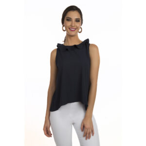 Blusa corte semi circular