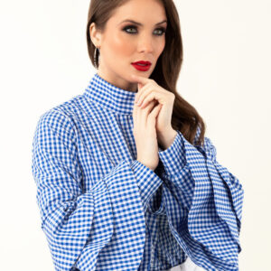 Blusa cuello redondo